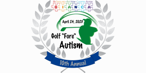 Golf "Fore" Autism Logo
