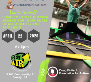 Your Invited to Get Air in Poway to jump for free on 4/22 at 6pm